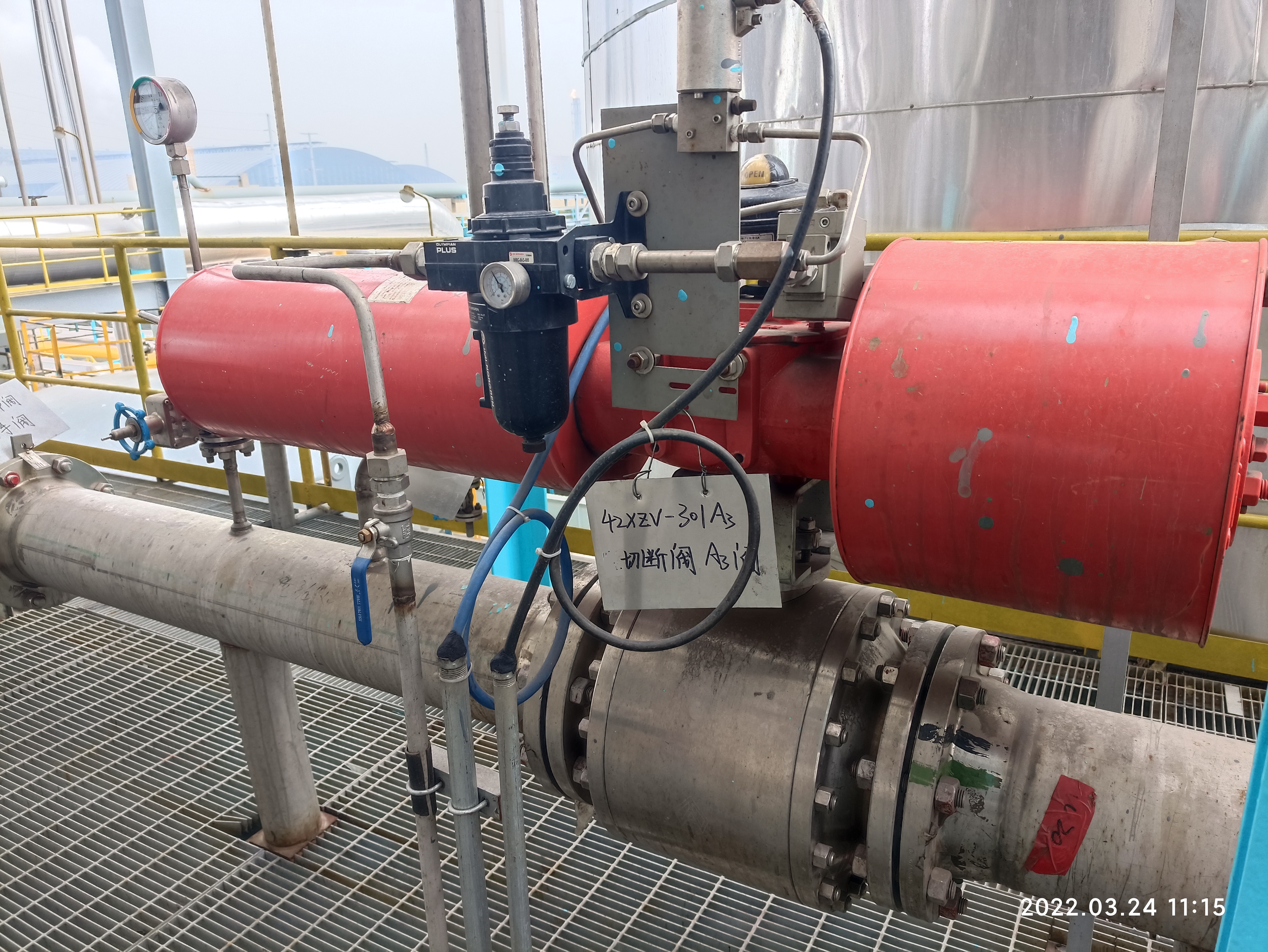 乙二醇合成装置危险介质氧阀业绩